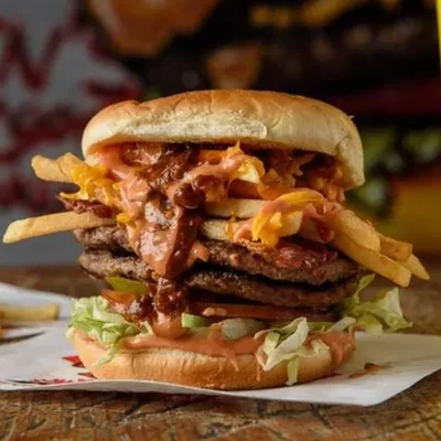 Big Ben Burger - Our signature loaded burger